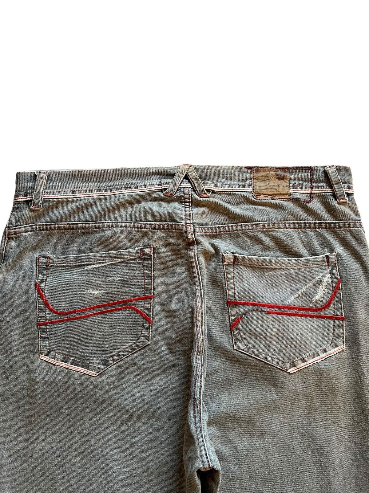 Japanese Brand Vintage Japanese Brand Selvedge Style Ripped Baggy Jeans Size US 40 / EU 56 - 8 Thumbnail
