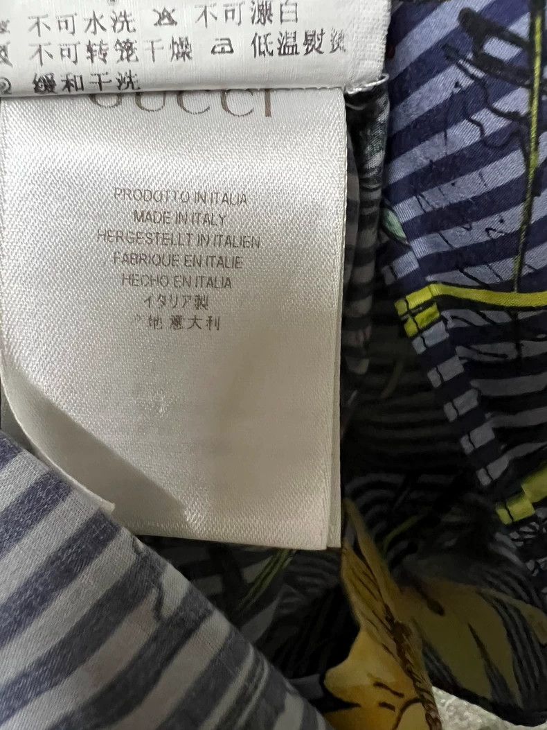 Gucci Gucci Size 38 Casual Hawaiian short-sleeved shirt 2503-Nex Size US XXS / EU 40 - 6 Thumbnail