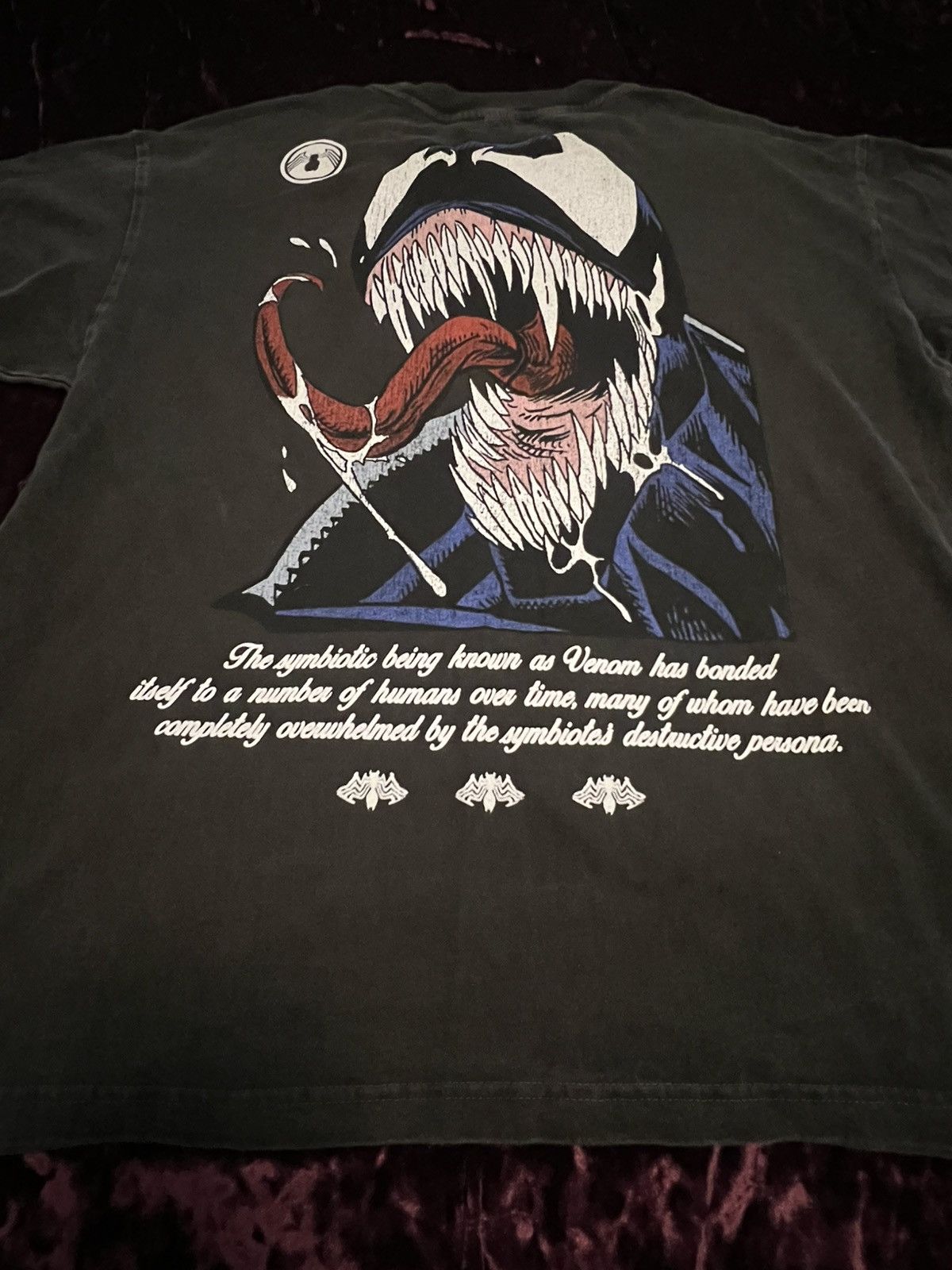 Other CVLA Marvel Venom black wash cotton t-shirt Men Size L Size US L / EU 52-54 / 3 - 2 Thumbnail