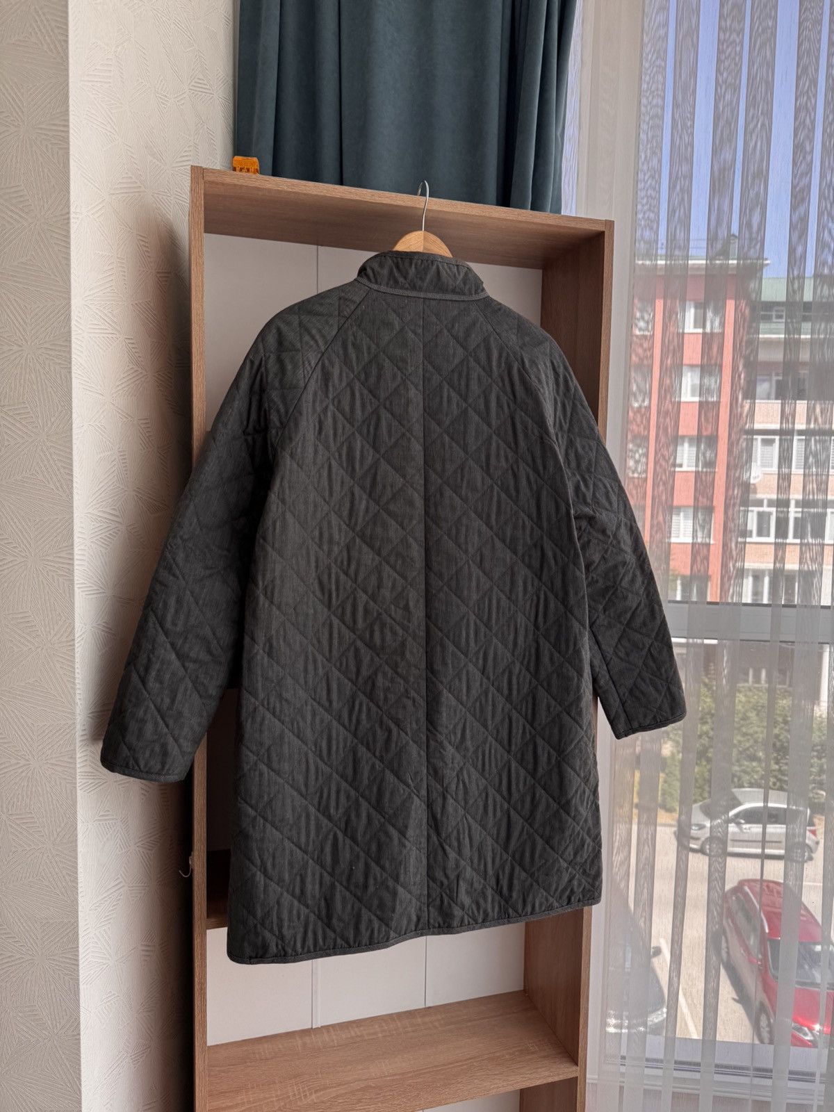 Vintage Vintage Oska Grey Wool Luxury Double Zip Quilted Jacket Size S / US 4 / IT 40 - 10 Thumbnail