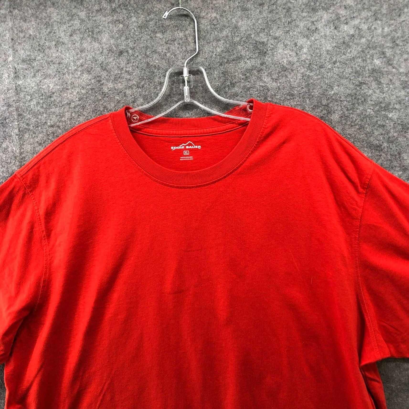 Eddie Bauer Eddie Bauer T Shirt Mens XL Short Sleeve Crewneck Orange Cotton Polyester Knit Crew Neck Short Sleeve Shirt Size US XL / EU 56 / 4 - 3 Thumbnail
