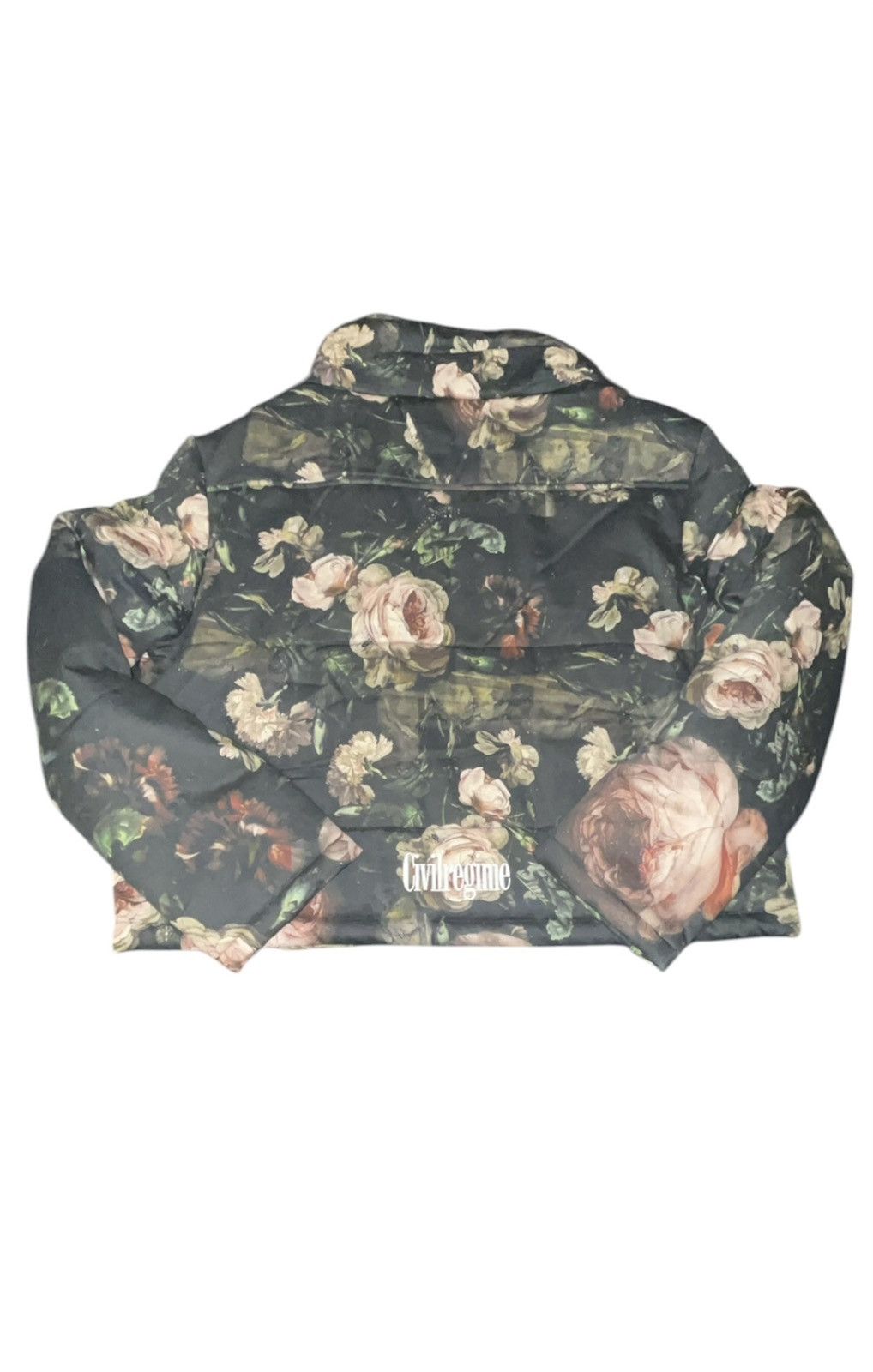 Civil Regime × Designer CIVIL REGIME FLORAL CROPPED PUFFER JACKET IN FLORAL PRINT Size US L / EU 52-54 / 3 - 4 Thumbnail