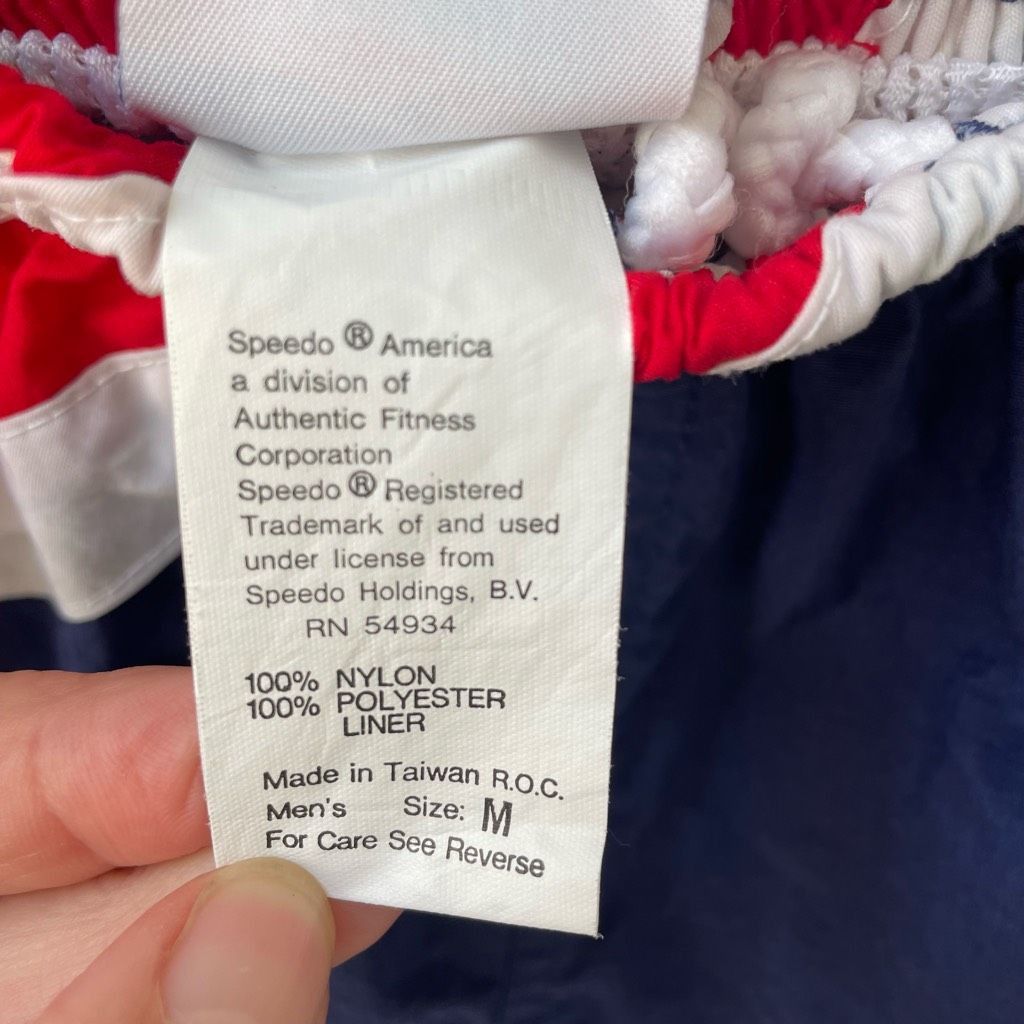 Speedo Vintage 90s Speedo Swim Trunks Men’s American Flag M 6” Inse Size US 32 / EU 48 - 10 Thumbnail