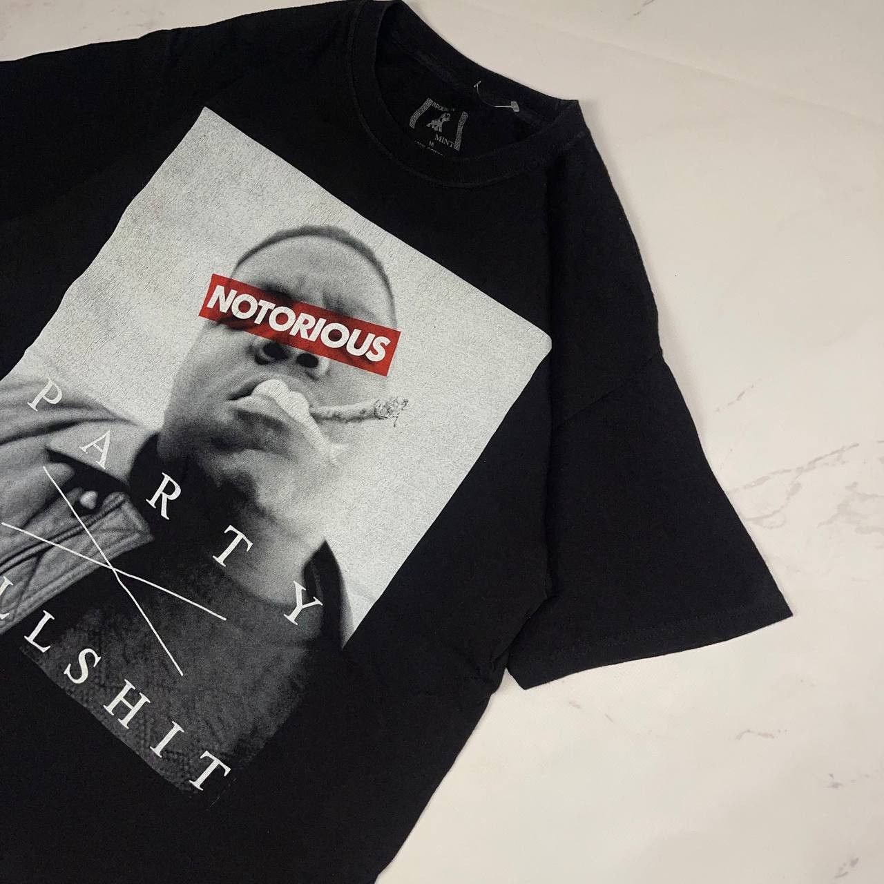 Vintage Vintage Notorious BIG Shirt Party And Bullsh Black Size M Size US M / EU 48-50 / 2 - 4 Thumbnail