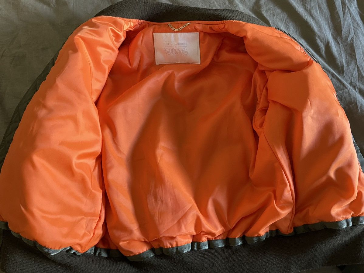 United Arrows Men’s 🇯🇵 United Arrows & Sons Nylon MA-1 Bomber Jacket Sz M Size US S / EU 44-46 / 1 - 4 Thumbnail