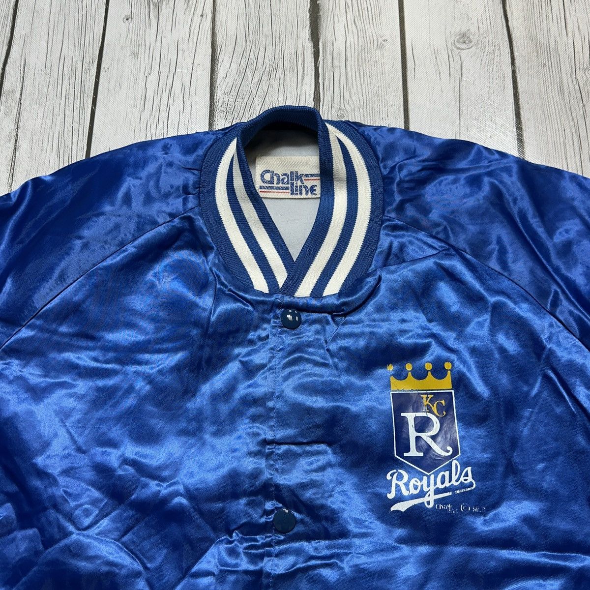MLB Vintage Kansas City Royals bomber jacket Size US L / EU 52-54 / 3 - 3 Thumbnail