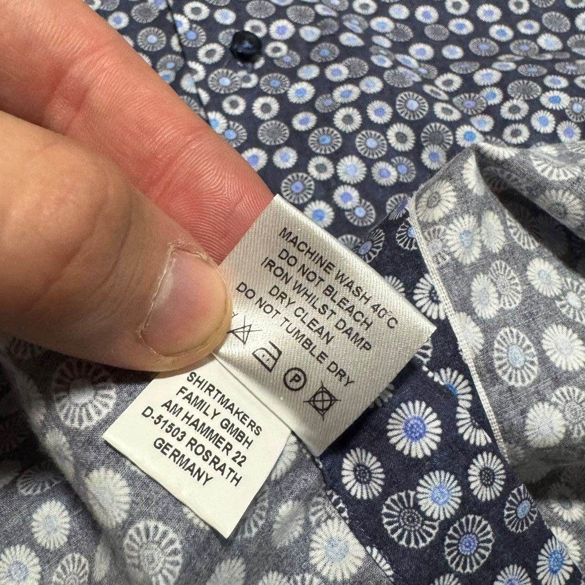Other Emanuel Berg Geometric Patterned Button Up Shirt Adult M Size US M / EU 48-50 / 2 - 7 Thumbnail