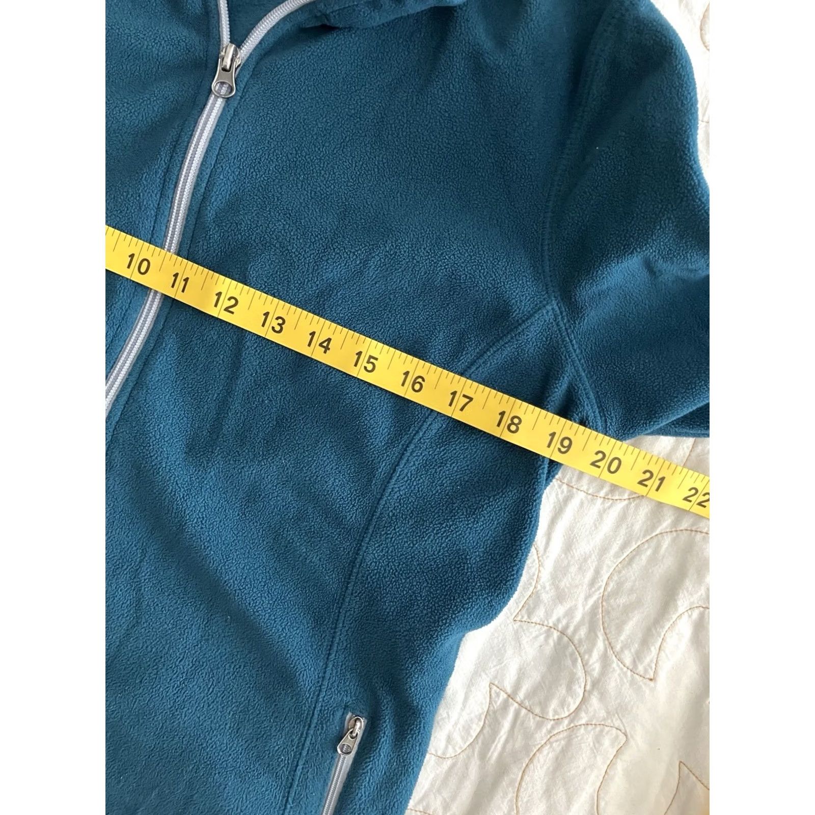 Eddie Bauer Eddie Bauer Sweater Womens M Teal Blue Fleece Full Zip Jacket Size M / US 6-8 / IT 42-44 - 3 Thumbnail