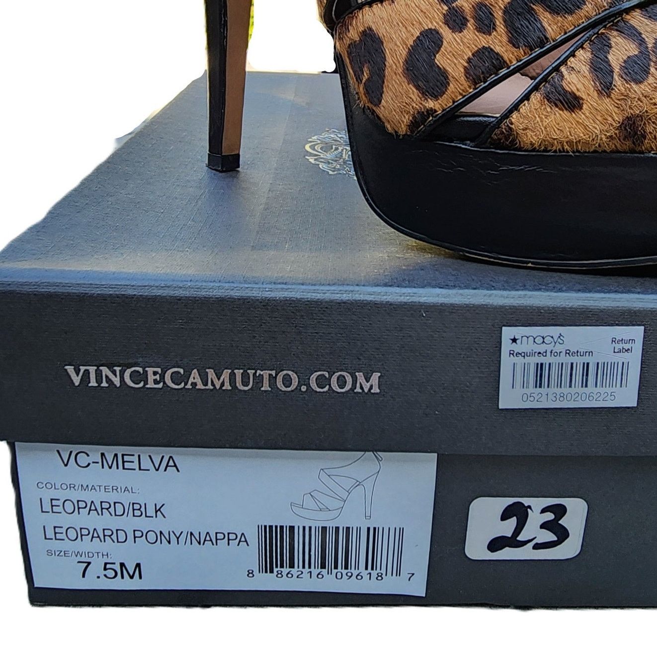 Vince Camuto Vince Camuto Melva Leopard Calf Hair Stiletto Heels 7.5 Size US 7.5 / IT 37.5 - 5 Thumbnail