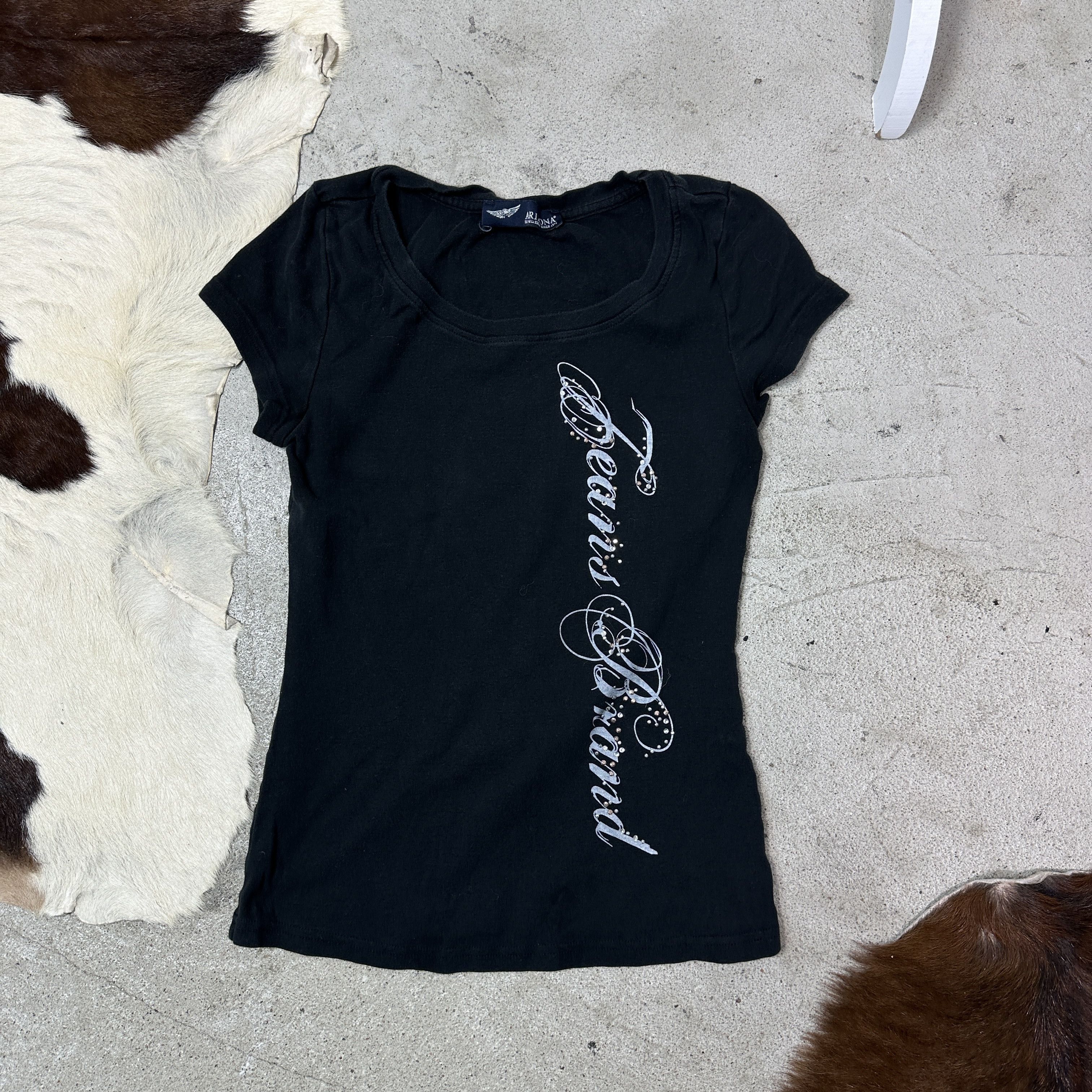Vintage Vintage Streetwear Printed Sparkly Wing T-shirt Y2K Size US S / EU 44-46 / 1 - 2 Thumbnail