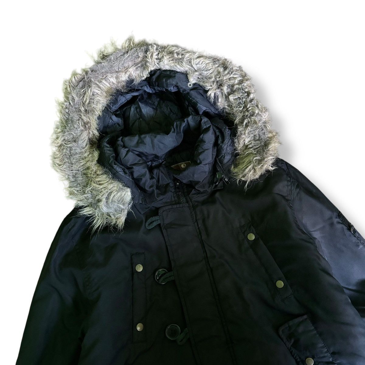 14th Addiction × If Six Was Nine × Le Grande Bleu (L.G.B.) Ifsixwasnine LGB Style fur jacket vintage Y2K japan Size US L / EU 52-54 / 3 - 2 Thumbnail
