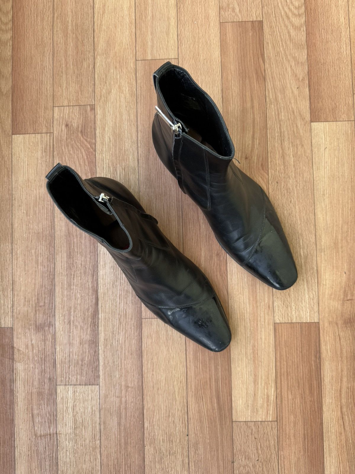 Dior Dior homme Noir boots by Hedi Slimane Size US 10.5 / EU 43-44 - 3 Thumbnail