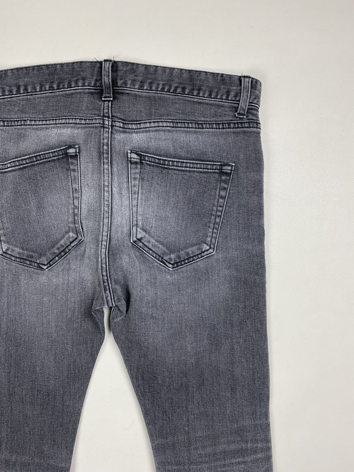 Balenciaga Balenciaga ladies distressed denim skinny biker jeans Size 28" / US 6 / IT 42 - 25 Thumbnail