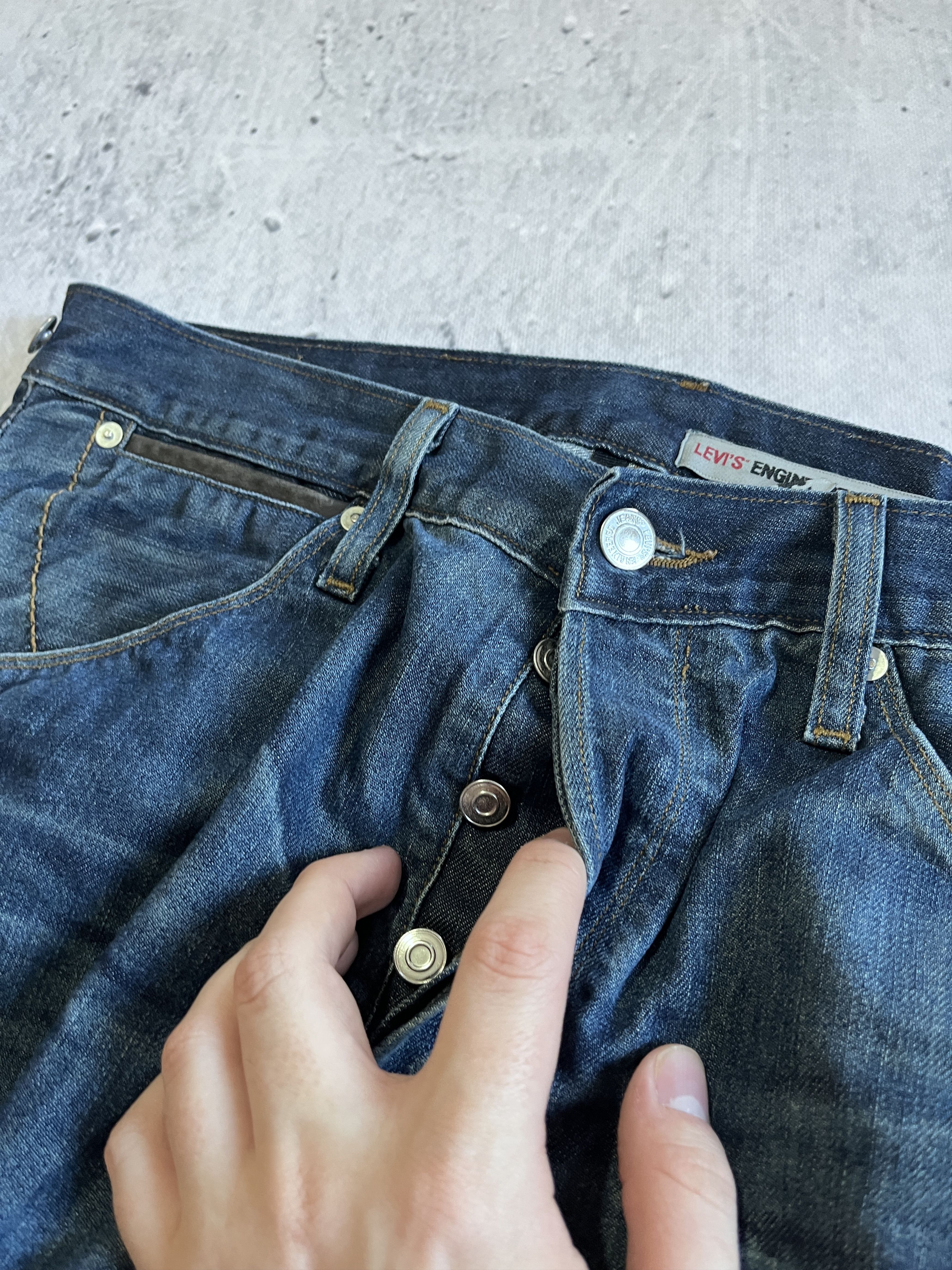 Levi's LEVI'S ENGINEERED JEANS 2009 TWISTED LEG VINTAGE Y2K DENIM Size US 33 - 7 Thumbnail