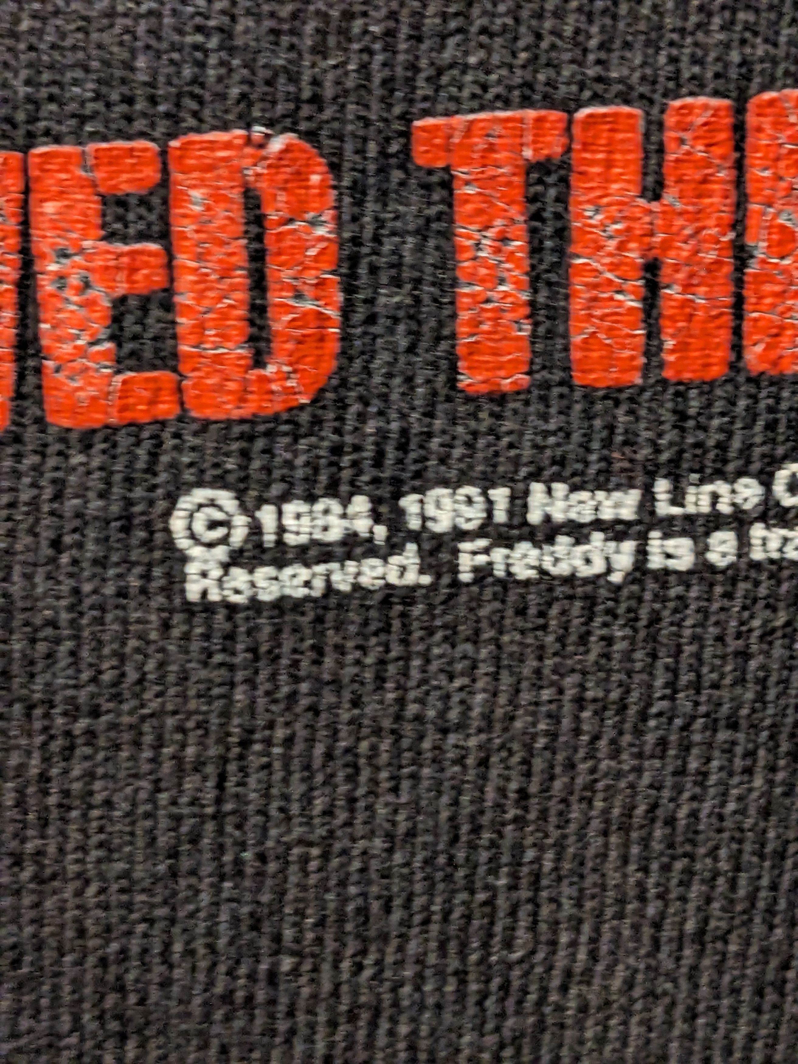 Vintage Vintage 1984 Freddy's Dead The Final Nightmare T-Shirt Size US M / EU 48-50 / 2 - 3 Thumbnail