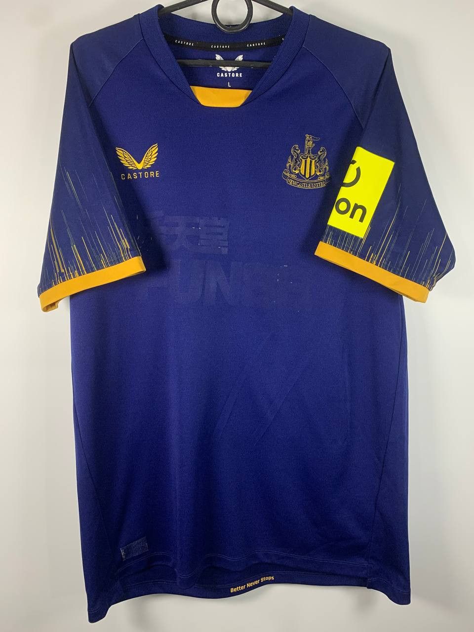 Castore Newcastle United Away Jersey 2023/24 Player Issue “Skee 38” Size US L / EU 52-54 / 3 - 1 Thumbnail