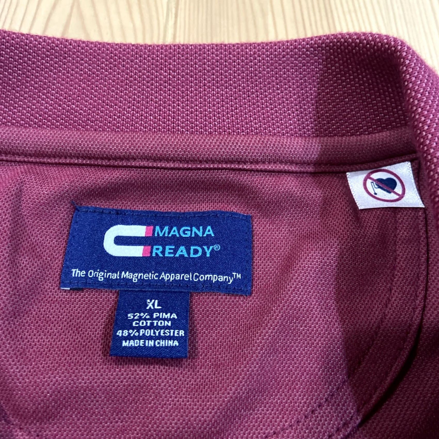 Vintage Magna-Ready Polo Magnetic Closure Pima Cotton Men’s XL Red Polo Mens XL Red Magna-Ready Polo Magnetic Closure Pima Cotton Men’s XL Red Size US XL / EU 56 / 4 - 2 Thumbnail