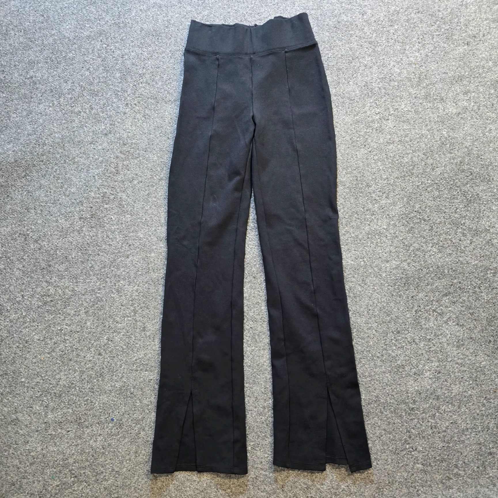 Abercrombie & Fitch Abercrombie & Fitch Pants Womens Size Small Black Flare Stretch Fitted Capsule Size 28" / US 6 / IT 42 - 2 Thumbnail