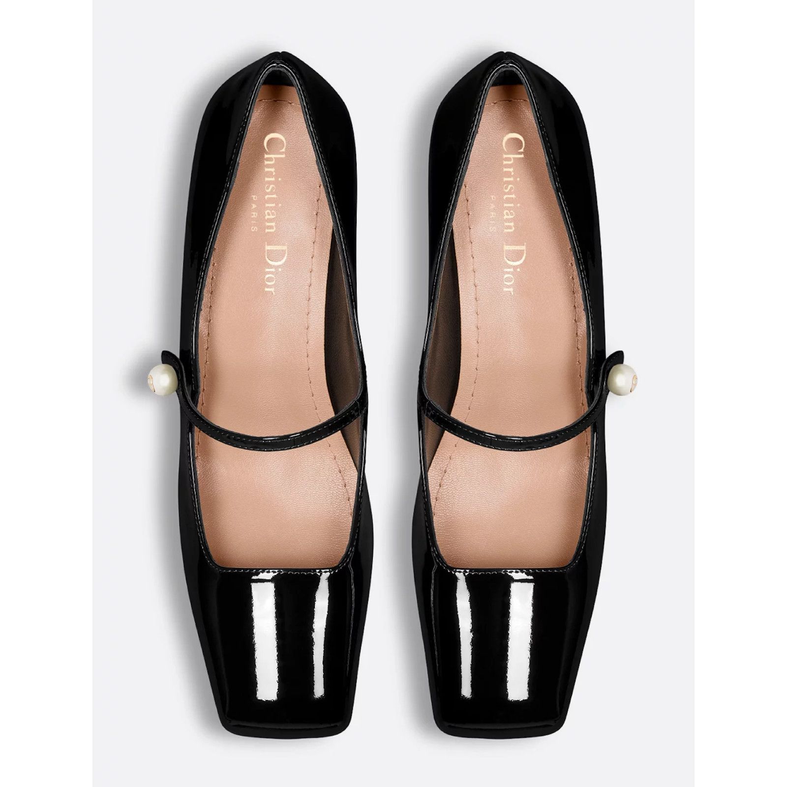 Dior Christian Dior Jolie Black Patent Maryjane Pearl Pump 39.5 Size US 9.5 / IT 39.5 - 12 Thumbnail