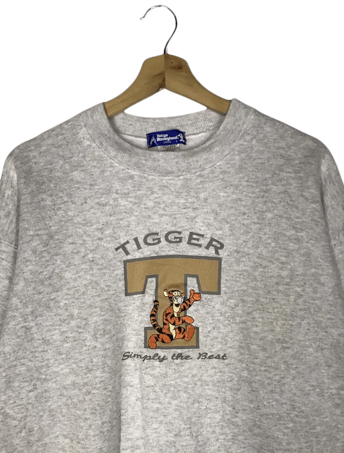 Cartoon Network Vintage 90's Tokyo Disneyland Tigger Sweatshirts Size US L / EU 52-54 / 3 - 3 Thumbnail