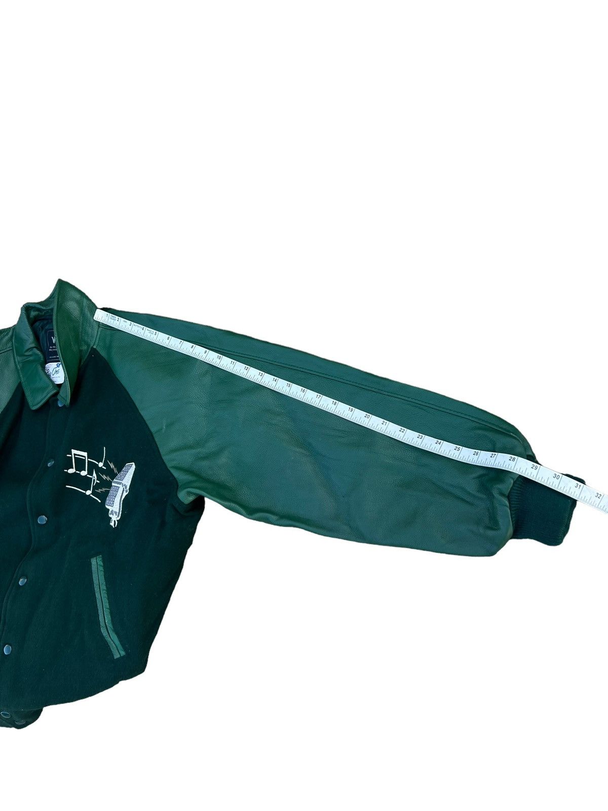 Van Vintage 80s Van Jac Embroidery Juke Box Club Varsity Jacket Size US L / EU 52-54 / 3 - 4 Thumbnail