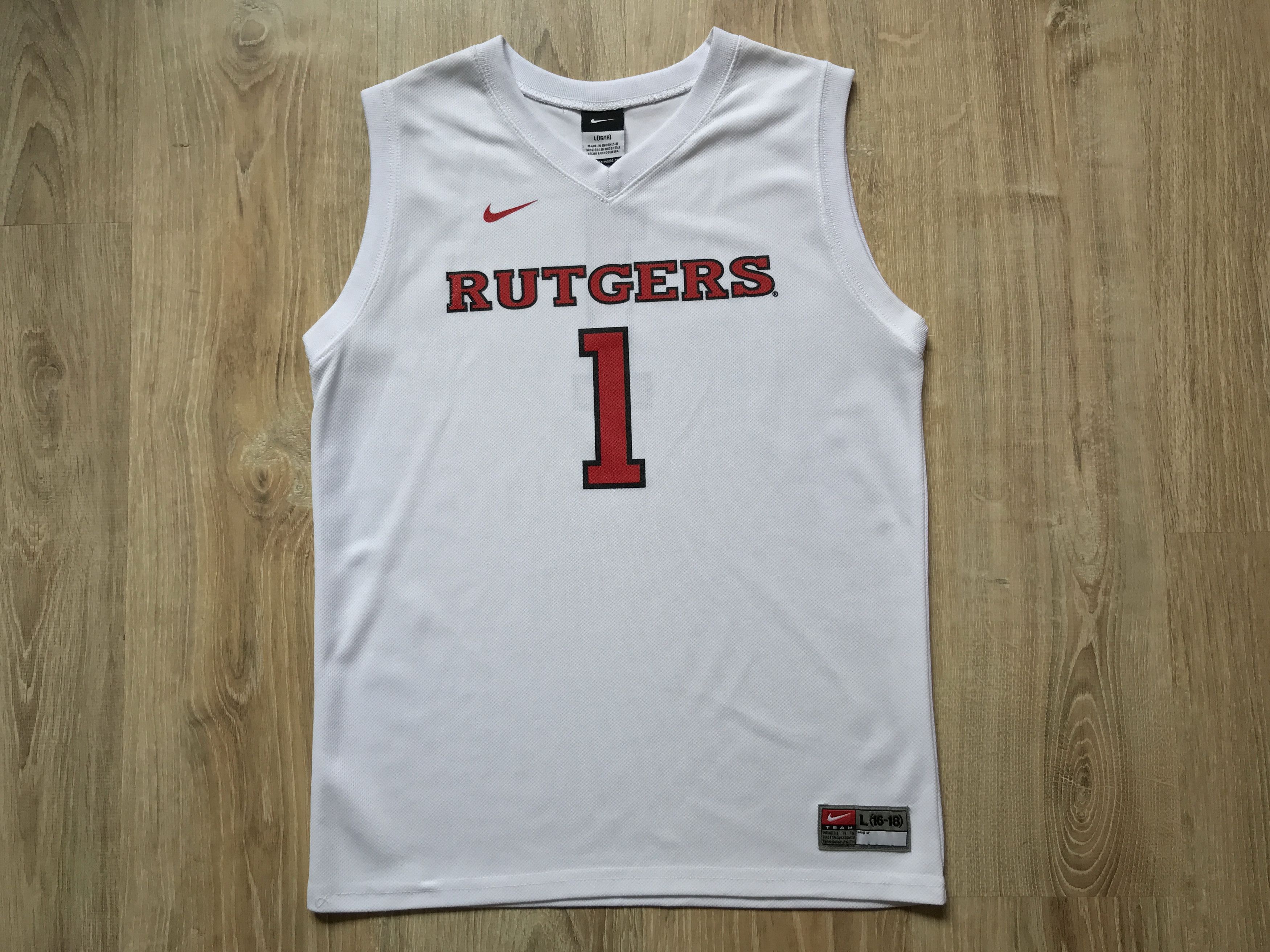 Nike × Vintage Nike Rutgers Scarlet Knights Youth Jersey #1 Size US XXS / EU 40 - 1 Thumbnail