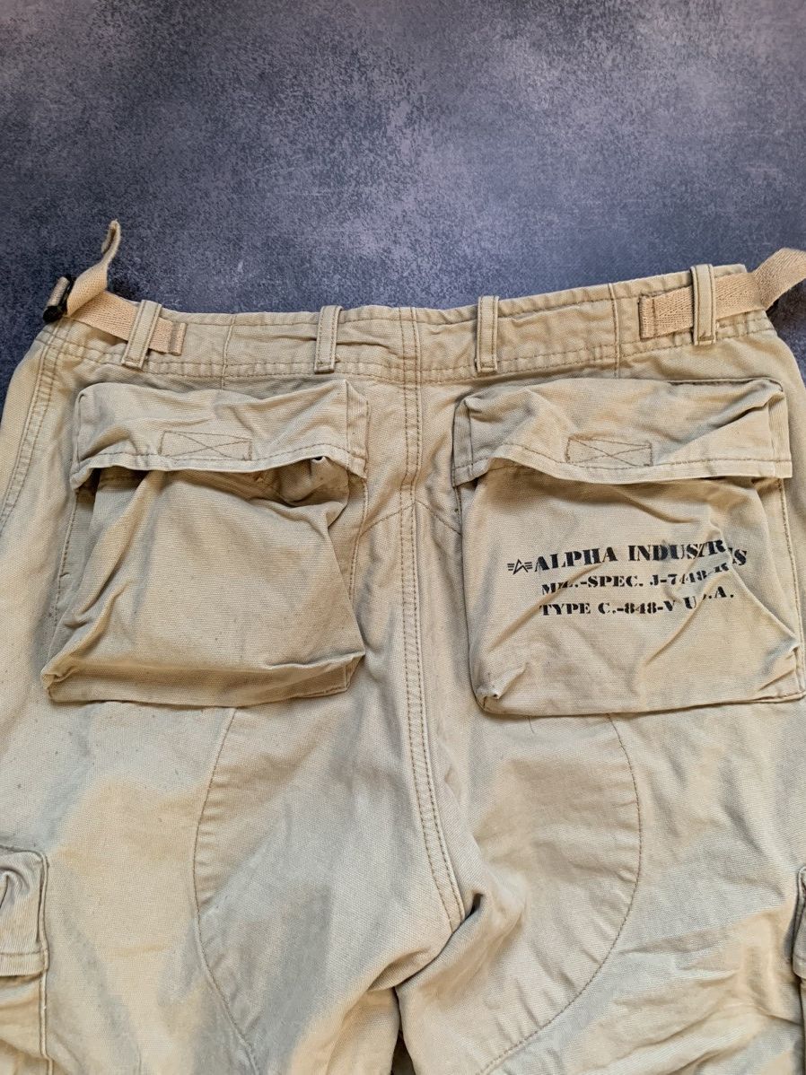 Alpha Industries × Vintage Alpha Industries vintage cargo pants y2k Size US 32 / EU 48 - 9 Thumbnail