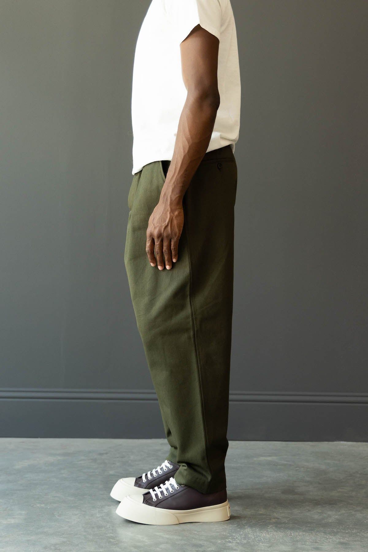 Marni Cropped Loose Relax Pants