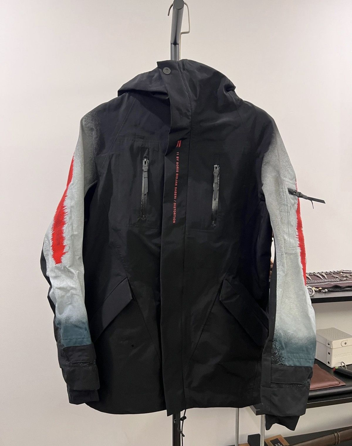 11ByBBS Hardshell Bonded-Seam Spray & Embroidery Jacket