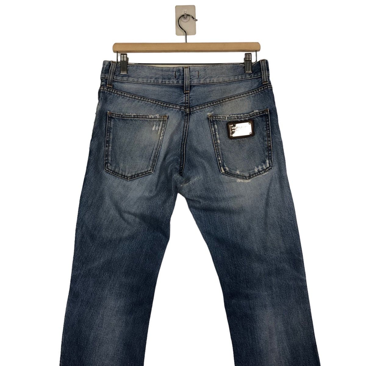 Dolce & Gabbana 🔥Loose Cut Distressed Punk Design Constructed Jeans D&G Size US 34 / EU 50 - 10 Thumbnail