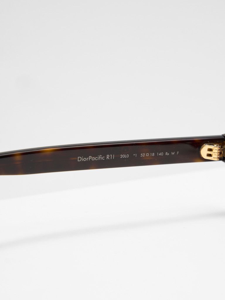 Dior DiorPacific R1F Brown Oval Sunglasses Size ONE SIZE - 4 Thumbnail
