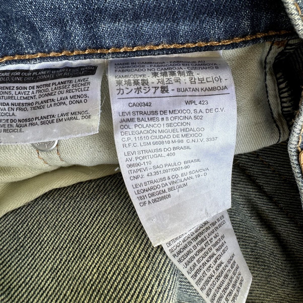 Japanese Brand Vintage Levi’s 513 Distressed Rusty Denim Jean Pant W31 Size US 31 - 7 Thumbnail