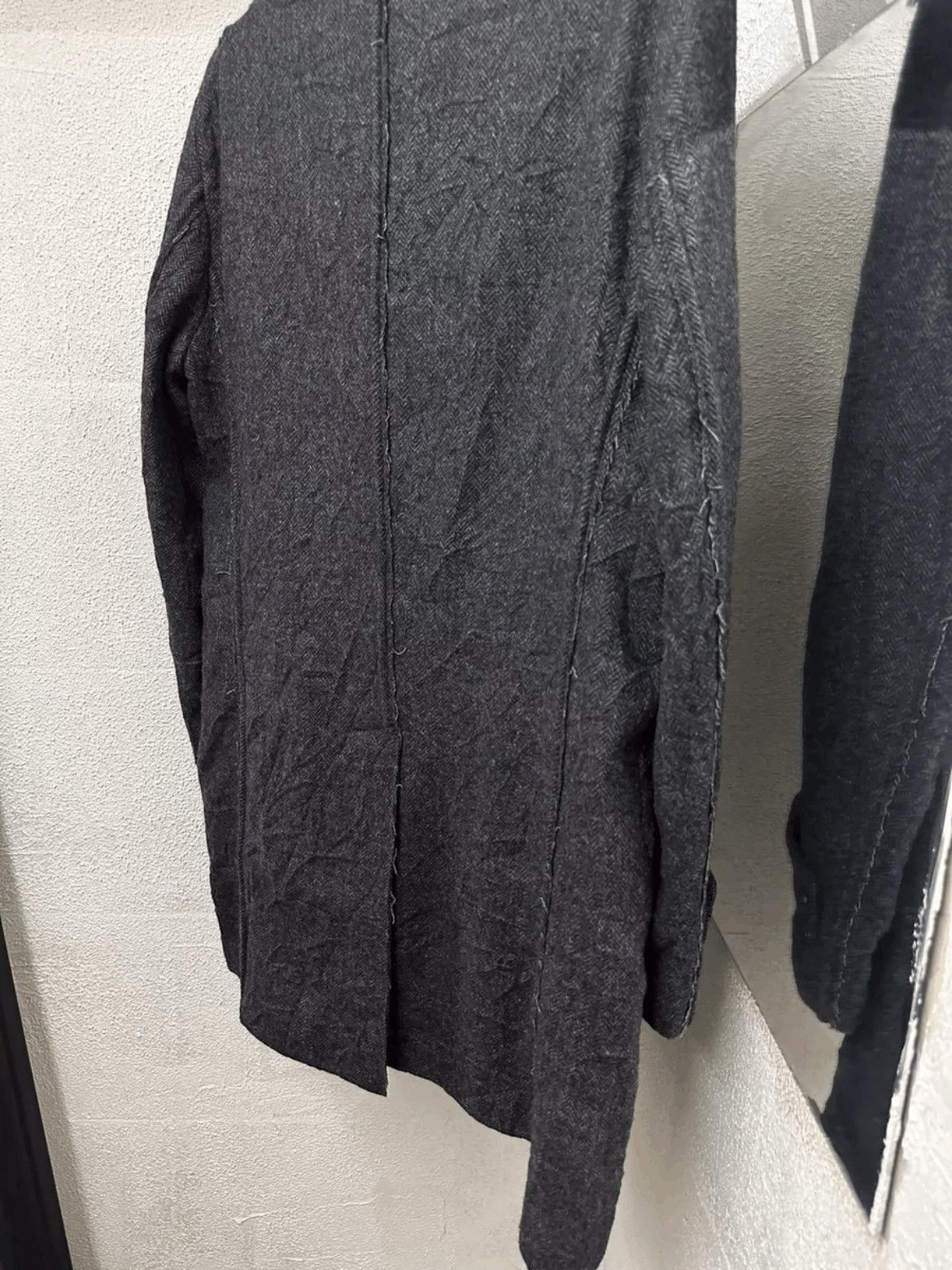Yohji Yamamoto Yohji Yamamoto AAR Distressed Wool Coat Size US L / EU 52-54 / 3 - 6 Thumbnail