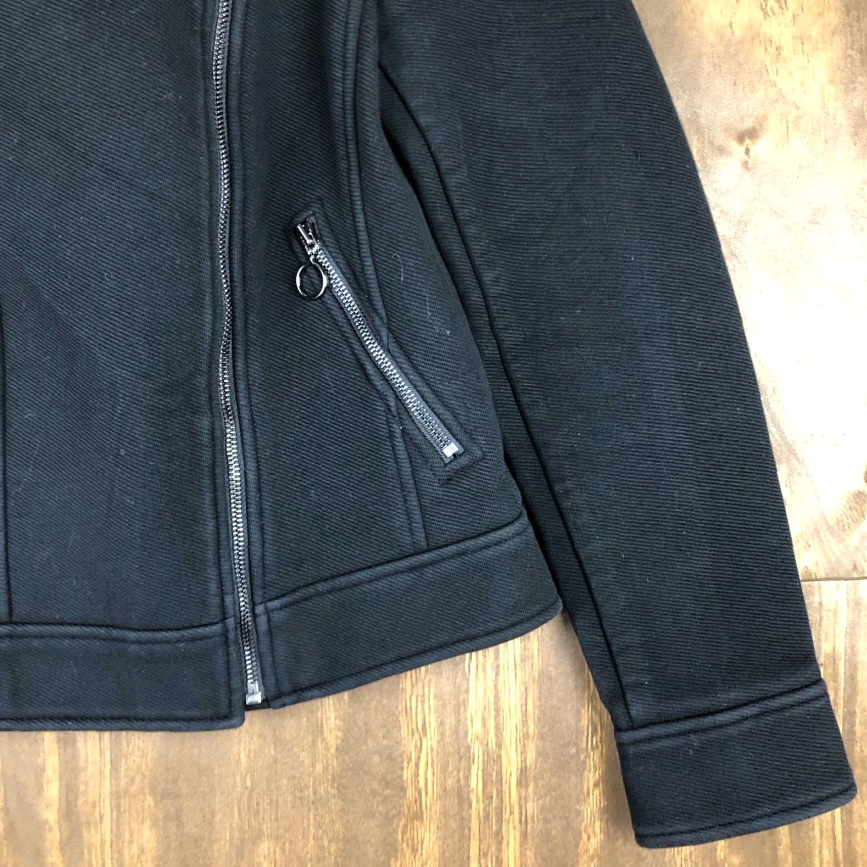 Ann Taylor Ann Taylor LOFT Womens Jacket Black Dark Academia Momcore Bikercore Size 2 Size XS / US 0-2 / IT 36-38 - 4 Thumbnail