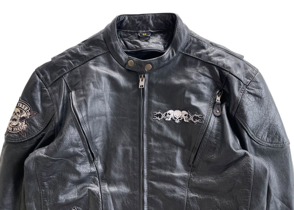 Leather Vintage Black Leather Rider Racing Jacket Size US XL / EU 56 / 4 - 6 Thumbnail