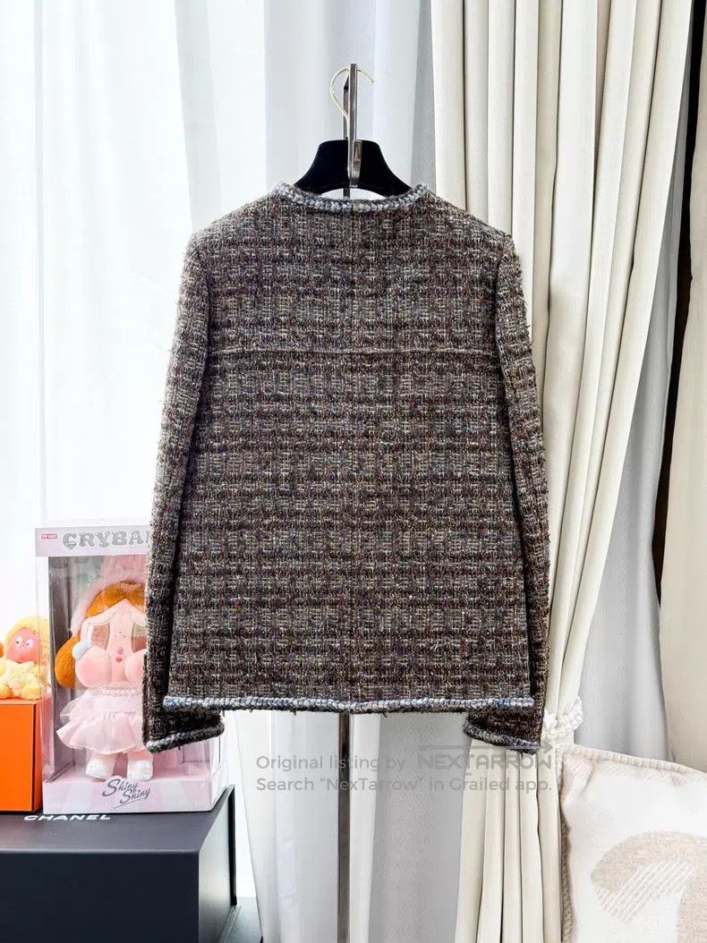 Chanel Chanel Mixed-colored tweed long-sleeved coat Size XXS / US 00 / IT 34 - 3 Thumbnail