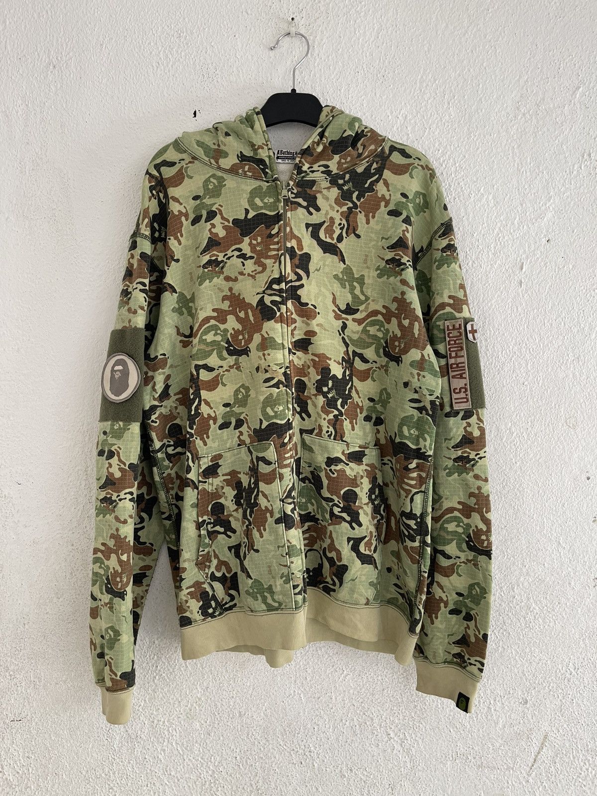 Bape Bape Octapus Tailor Camo Full Zip Hoodie Digital Camo Size US XL / EU 56 / 4 - 1 Thumbnail