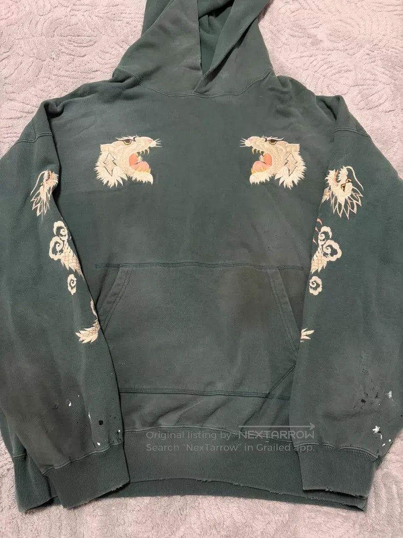 Neighborhood Neighborhood Green hooded sweatshirt Size US XL / EU 56 / 4 - 2 Thumbnail