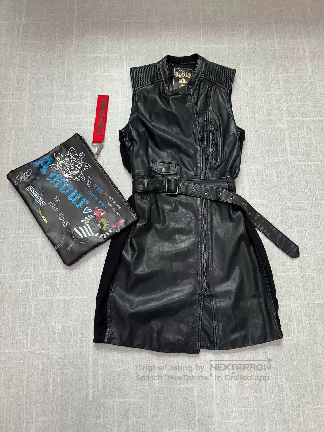 Diesel Diesel Vintage Leather Vest Jacket. Size US M / EU 48-50 / 2 - 1 Thumbnail