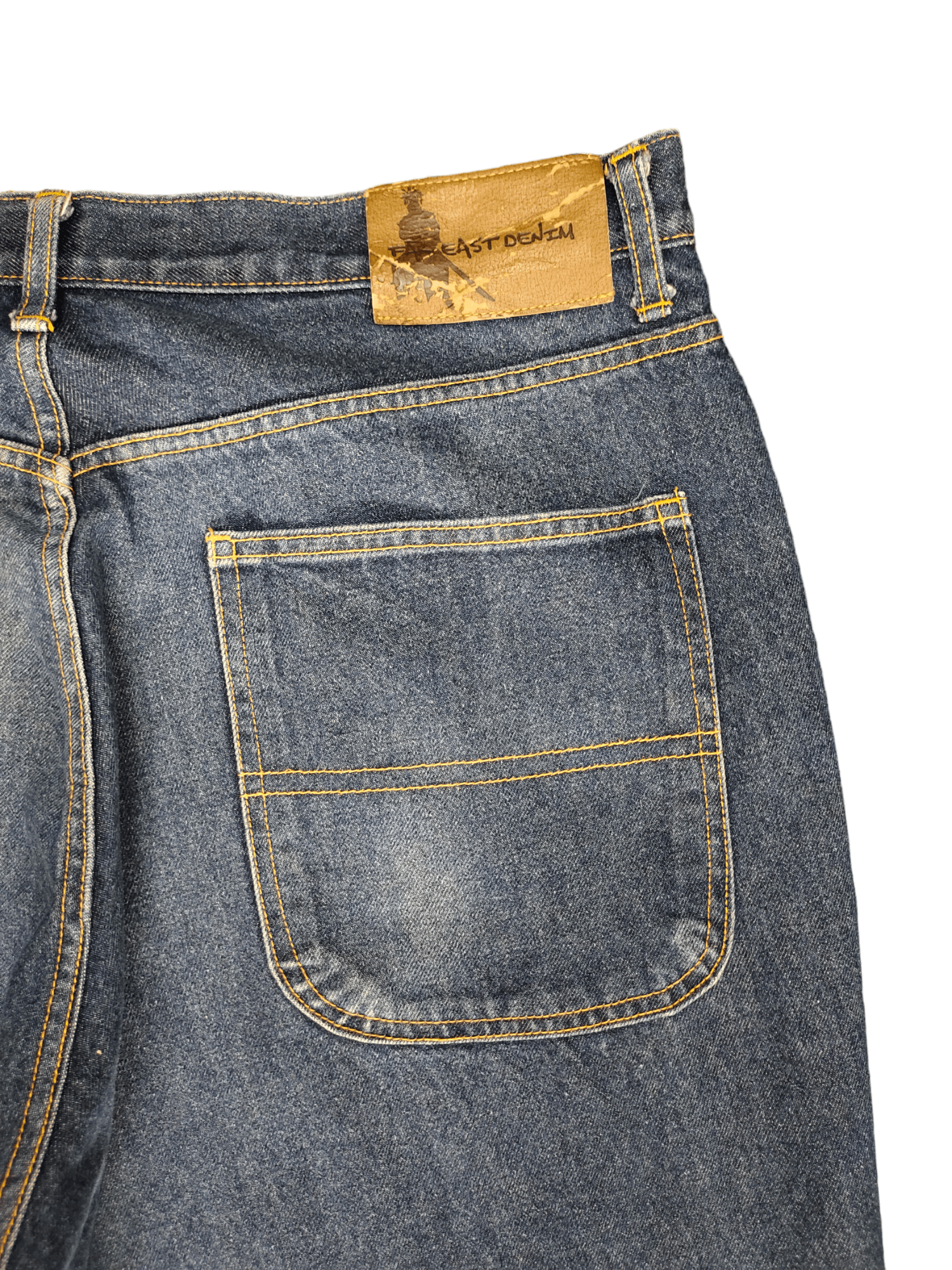 Japanese Brand Baggy Jeans Far East Wide Leg Denim Y2k Jnco Size US 36 / EU 52 - 5 Thumbnail