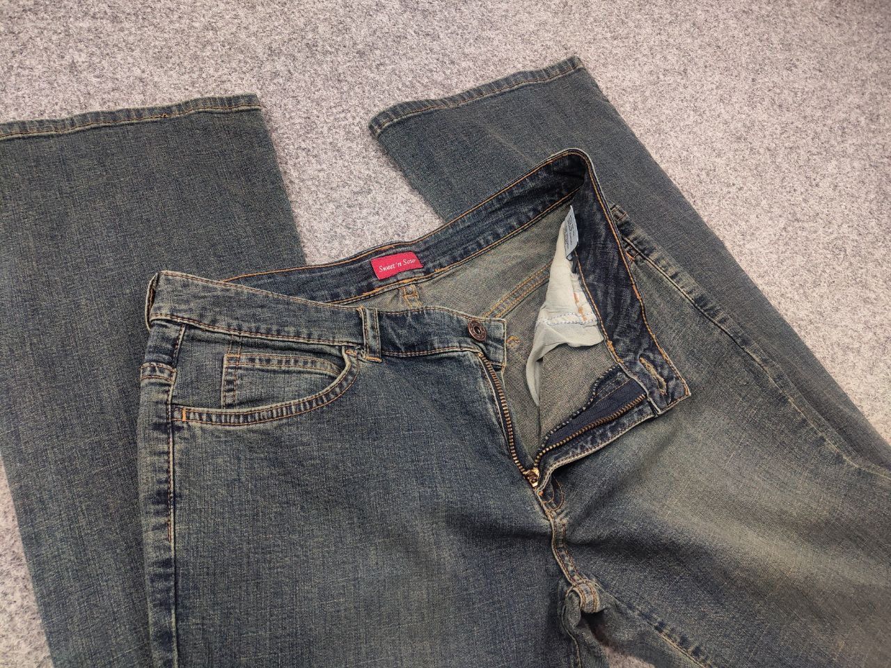 If Six Was Nine Vintage Y2K Flared Jeans Dark if six was nine LGB Opium Size 29" - 11 Thumbnail