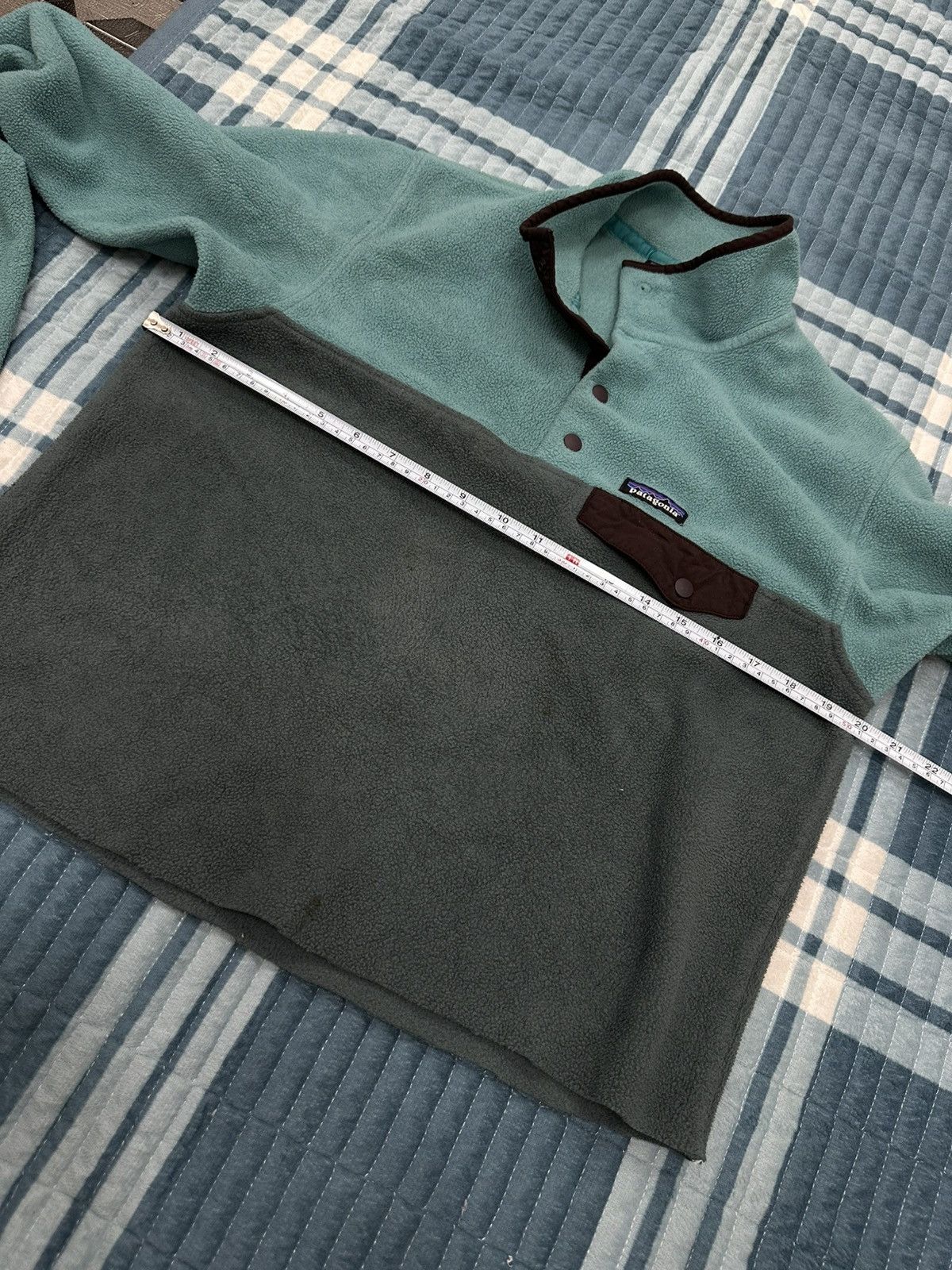 Patagonia Patagonia Women's Synchilla Snap Fleece Pullover Teal Jacket Size M / US 6-8 / IT 42-44 - 15 Thumbnail