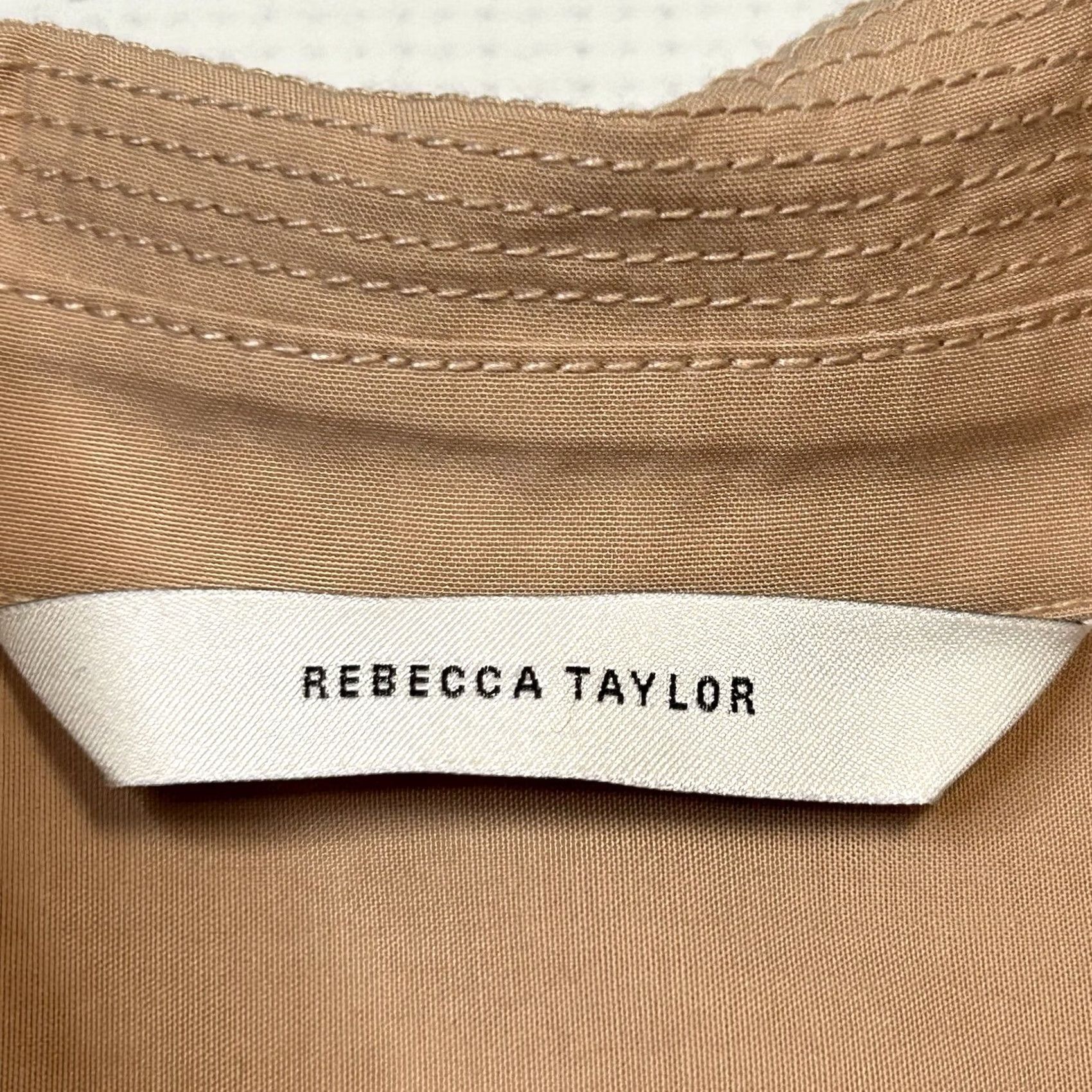 Rebecca Taylor Rebecca Taylor Rose Pink Collared Shirt Balloon Sleeve Womens XS Color Pink Casual Workwear Party/Cocktail Wedding 100% GENUINE Womens XS Size XS / US 0-2 / IT 36-38 - 3 Thumbnail