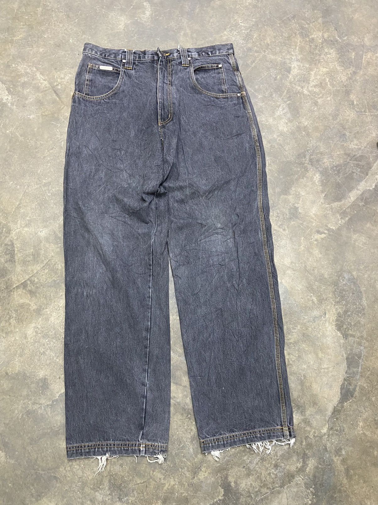 JNCO 🔥 Y2k Johnny Blaze baggy pants big logo distressed Size US 36 / EU 52 - 13 Thumbnail