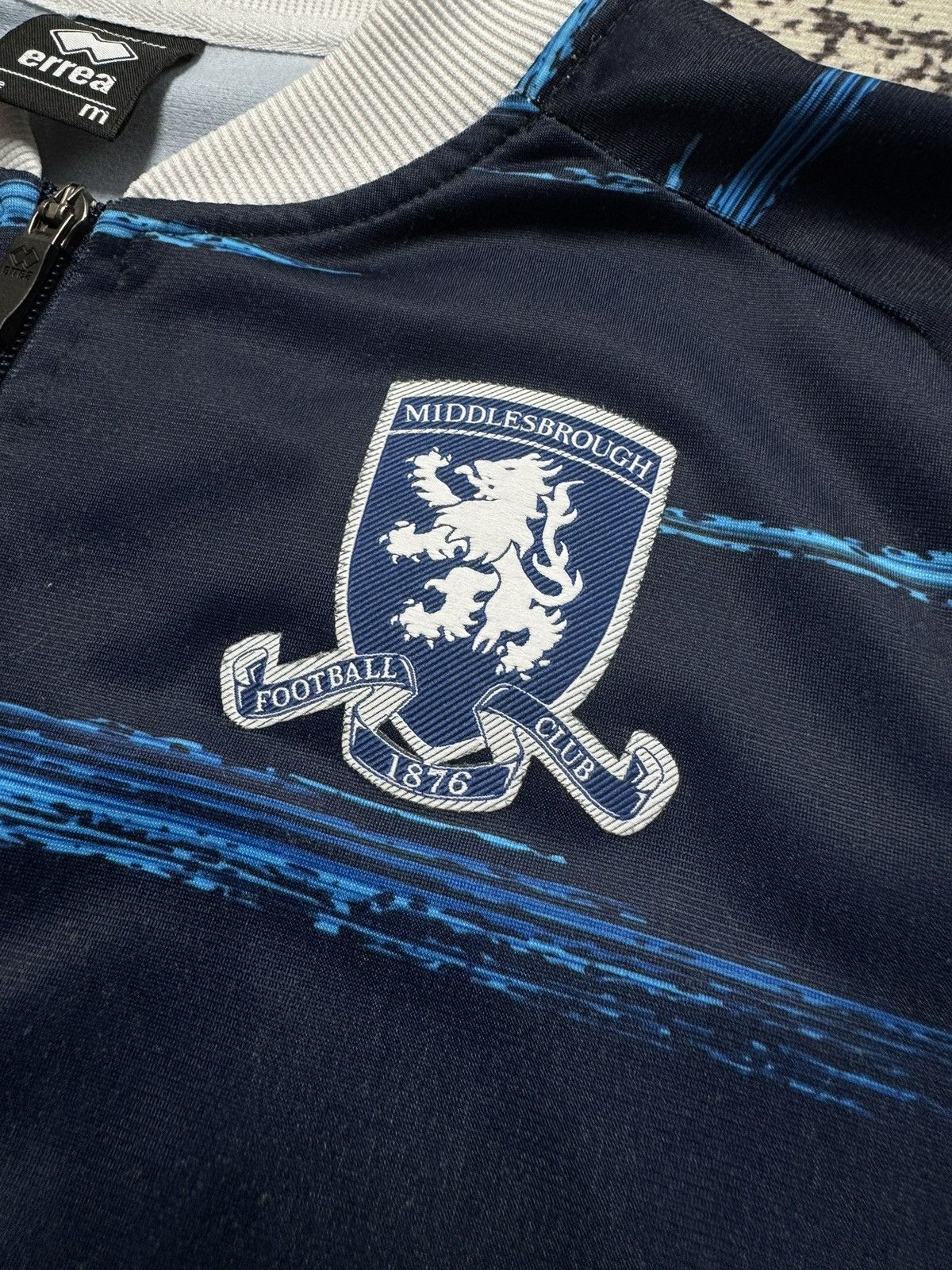 Pro Player Rare MIDDLESBROUGH jersey zip sweatshirt M errea Size US M / EU 48-50 / 2 - 4 Thumbnail
