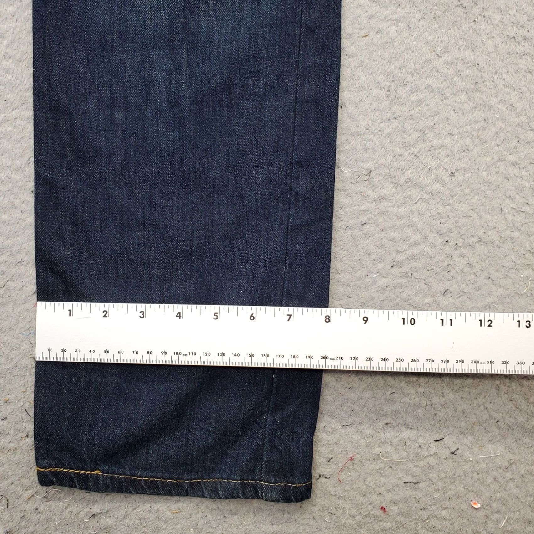 Levi's Levi's 514 Jeans Women 30x30 Blue Denim Dark Wash Red Tab Straight Leg Size 30" / US 8 / IT 44 - 6 Thumbnail