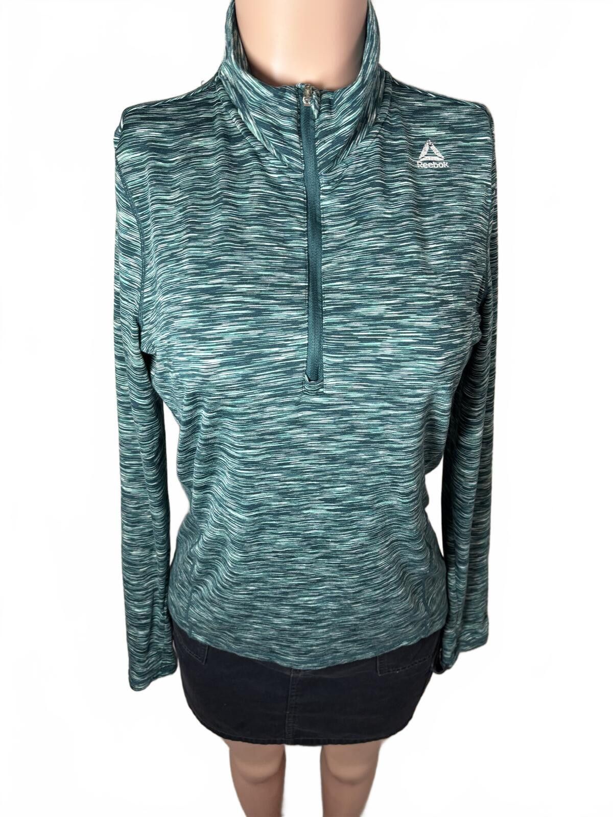 Reebok Reebok Women's Long Sleeve Half Zip Activewear Top Medium Size M / US 6-8 / IT 42-44 - 4 Thumbnail