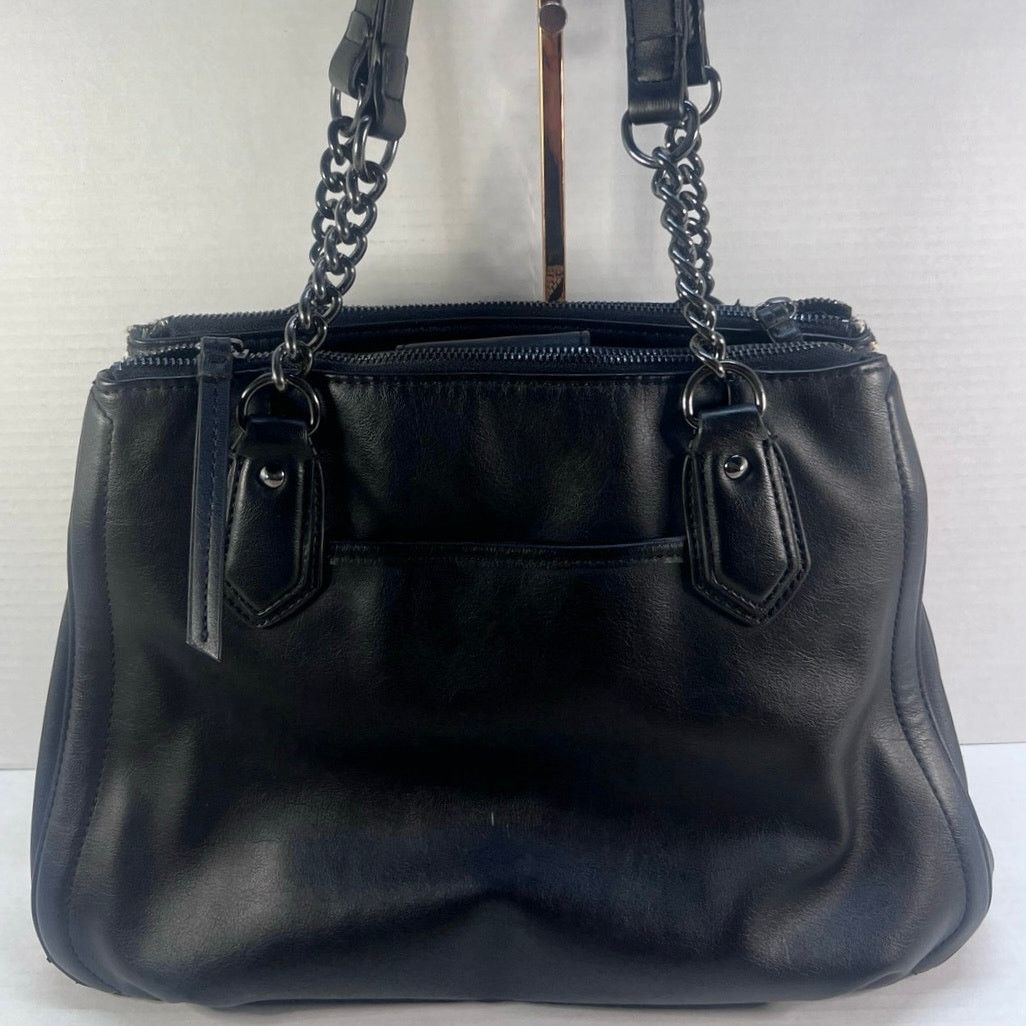 Vera Wang Vera Wang Black/White Wool Handbag Designer Purse EUC Size ONE SIZE - 5 Thumbnail