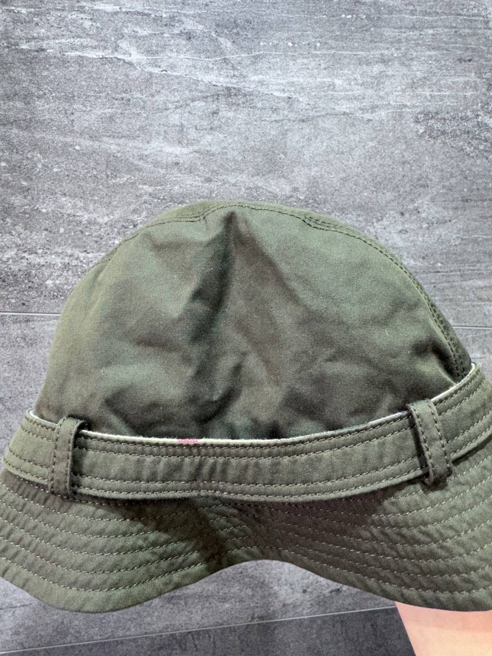 Burberry Burberry Green Cotton Bucket Hat Nova Check Lining Size M Size ONE SIZE - 3 Thumbnail