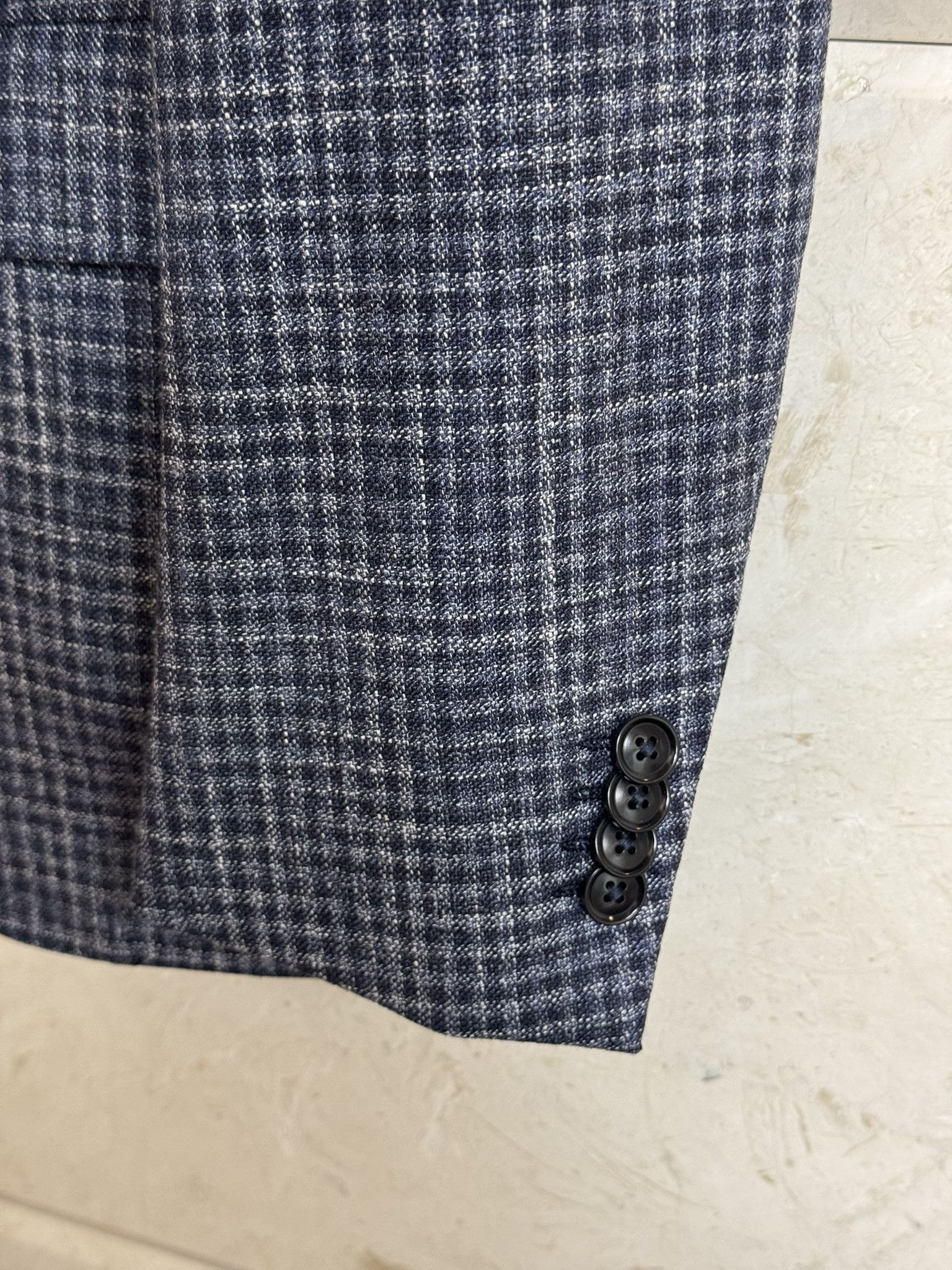 Ermenegildo Zegna ZEGNA / Tailored Milano Fit Check Pattern Blazer / EU 44 Size 34R - 3 Thumbnail